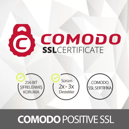 Comodo Positive SSL Sertifikası Comodo Positive SSL Sertifikası