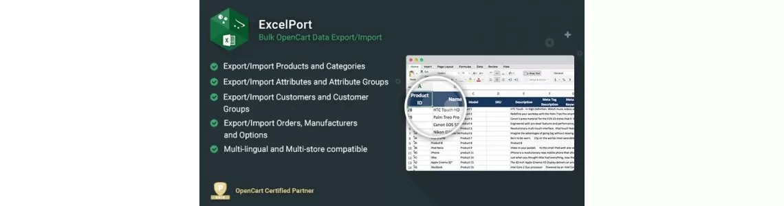 Opencart Excel Import & Export Modülü Nedir? Opencart Excel Import & Export Modülü Nedir?