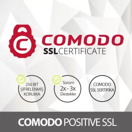 Comodo Positive SSL Sertifikası Comodo Positive SSL Sertifikası