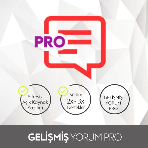 OpenCart Gelişmiş Yorum Pro OpenCart Gelişmiş Yorum Pro