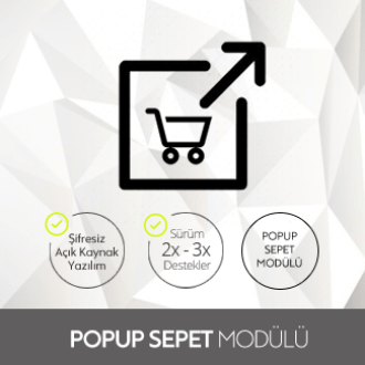 Opencart Popup Sepet Modülü Opencart Popup Sepet Modülü