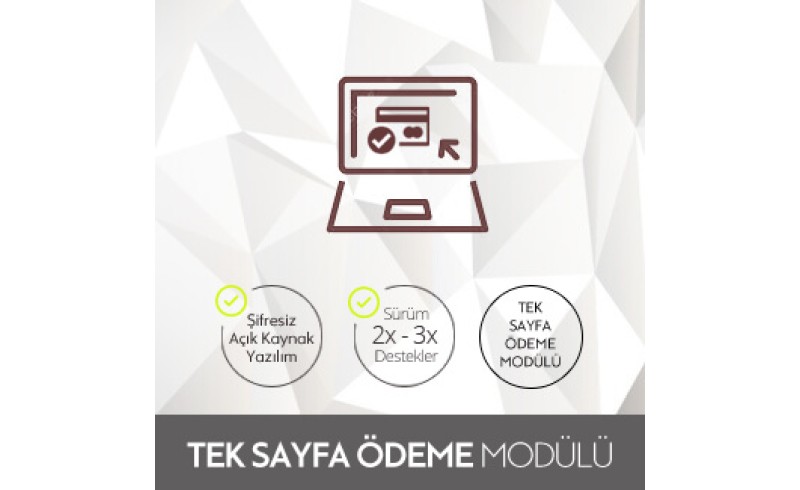 Opencart Tek Sayfa Ödeme Modülü Opencart Tek Sayfa Ödeme Modülü