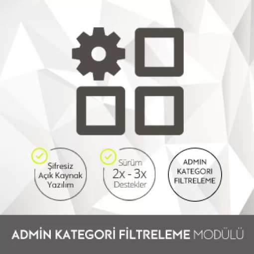 Admin Kategori Filtreleme Admin Kategori Filtreleme