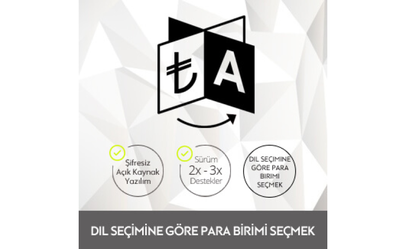 Dil Seçimine Göre Para Birimi Seçmek Dil Seçimine Göre Para Birimi Seçmek