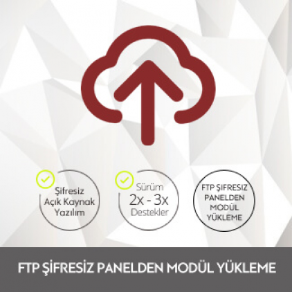 FTP Şifresiz Panelden Modül Yükleme FTP Şifresiz Panelden Modül Yükleme