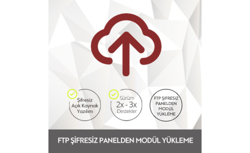 FTP Şifresiz Panelden Modül Yükleme FTP Şifresiz Panelden Modül Yükleme