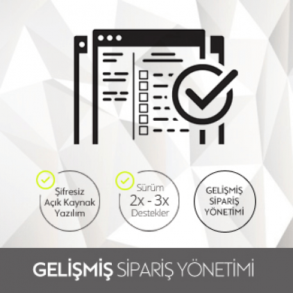 Gelişmiş Sipariş Yönetimi Gelişmiş Sipariş Yönetimi