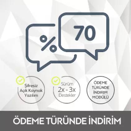 Opencart Ödeme Türünde İndirim Modülü Opencart Ödeme Türünde İndirim Modülü
