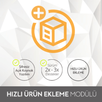 Hızlı Ürün Ekleme Hızlı Ürün Ekleme