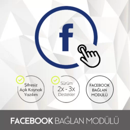 Opencart Facebook Bağlan Modülü Opencart Facebook Bağlan Modülü
