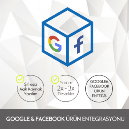 Opencart Google&Facebook Ürün Entegrasyonu Opencart Google&Facebook Ürün Entegrasyonu