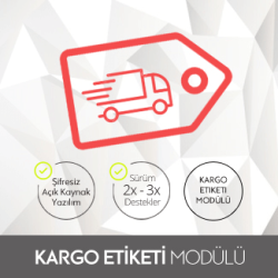 Opencart Kargo Etiketi Modülü