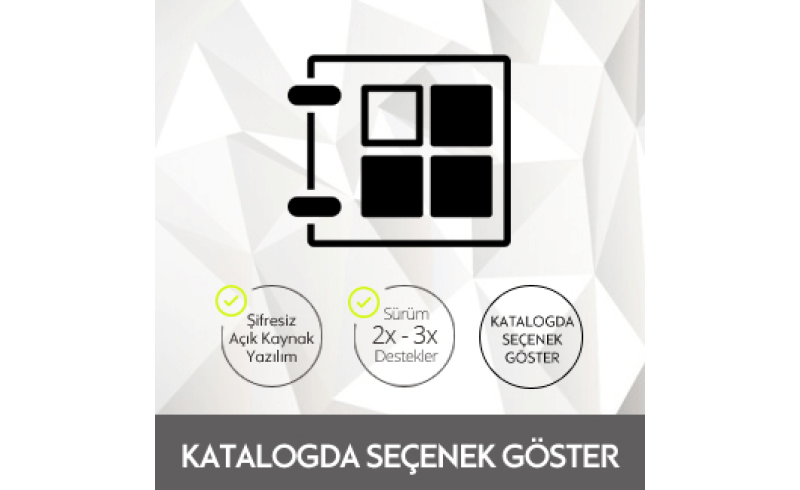Opencart Katalogda Seçenek Göster Modülü Opencart Katalogda Seçenek Göster Modülü