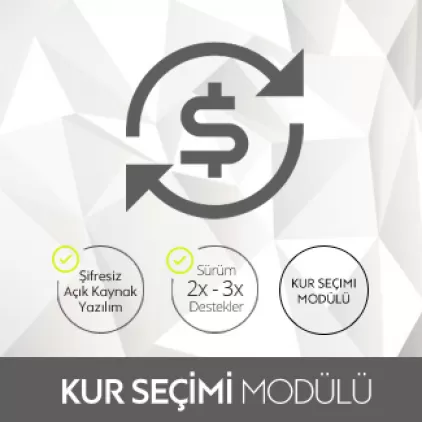Opencart Kur Seçimi Modülü Opencart Kur Seçimi Modülü