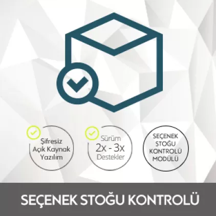 Opencart Seçenek Stoğu Kontrolü Modülü Opencart Seçenek Stoğu Kontrolü Modülü