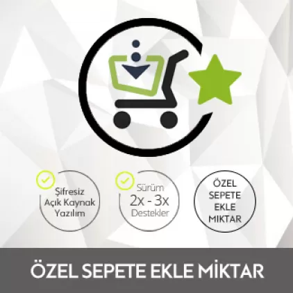 Özel Sepete ekle Miktar Özel Sepete ekle Miktar