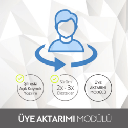 Opencart Üye Aktarımı Modülü