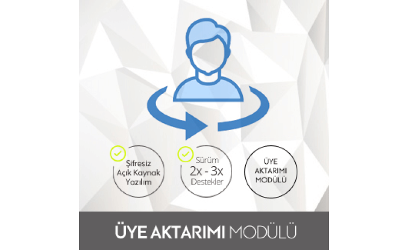 Opencart Üye Aktarımı Modülü Opencart Üye Aktarımı Modülü