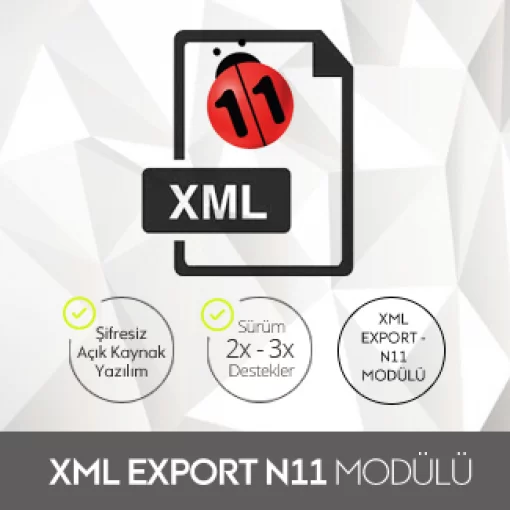 Opencart XML Export - N11 Modülü Opencart XML Export - N11 Modülü