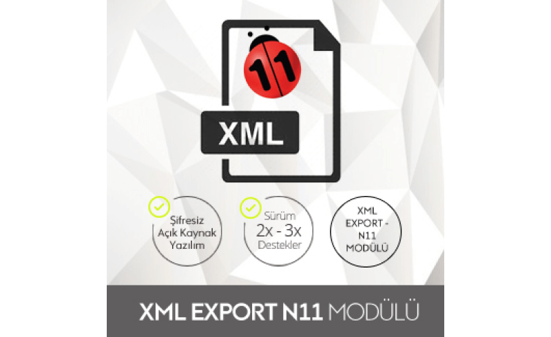 Opencart XML Export - N11 Modülü Opencart XML Export - N11 Modülü