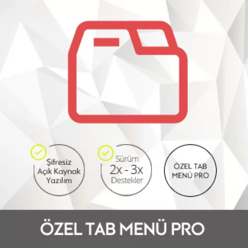 Özel Tab Menü Pro Özel Tab Menü Pro