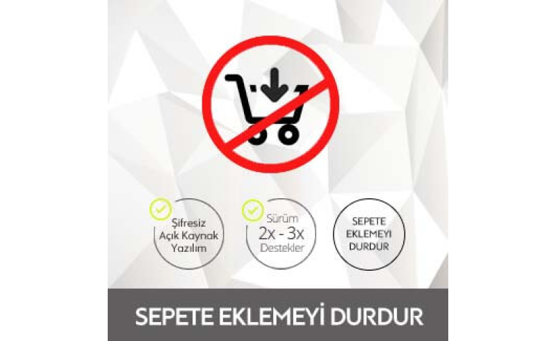 Sepete Eklemeyi Durdur Sepete Eklemeyi Durdur