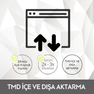 TMD İçe ve Dışa Aktarma TMD İçe ve Dışa Aktarma