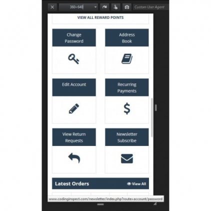 Opencart Hesabım Sayfası Modülü Opencart Hesabım Sayfası Modülü
