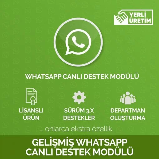OpenCart Whatsapp Canlı Destek Modülü