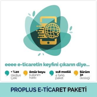 ProPLUS E-Ticaret Paketi ProPLUS E-Ticaret Paketi