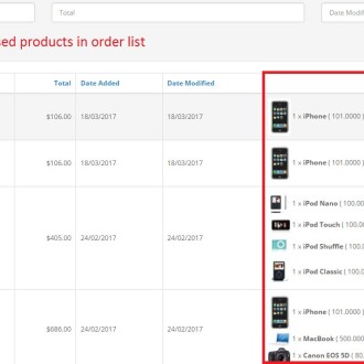 OpenCart Sipariş listesinde satın alınan ürünler OpenCart Sipariş listesinde satın alınan ürünler