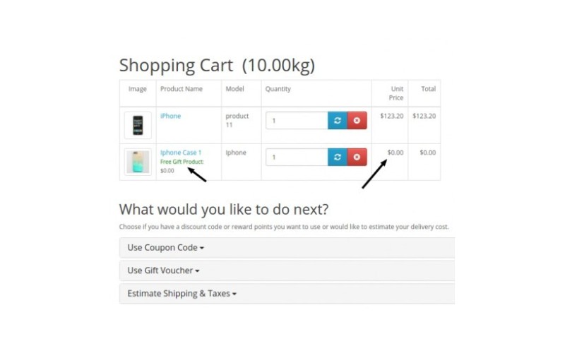 Opencart Ürün/Kategori Bazında Ücretsiz Hediye Modülü Opencart Ürün/Kategori Bazında Ücretsiz Hediye Modülü