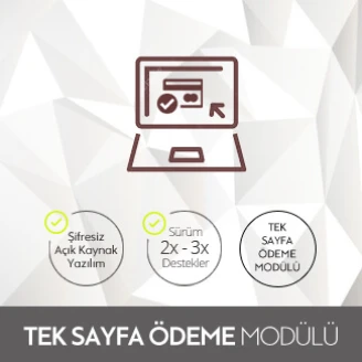 Opencart Tek Sayfa Ödeme Modülü