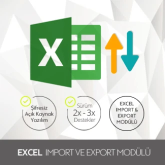Opencart Excel Import & Export Modülü
