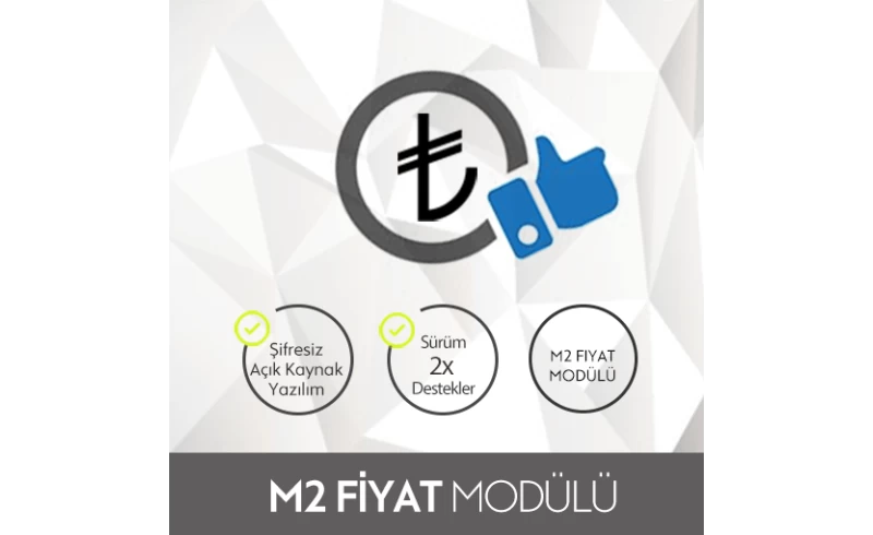 Opencart M2 Fiyat Modülü Opencart M2 Fiyat Modülü