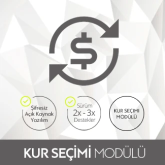 Opencart Serbest Piyasa Kur Döviz Modülü