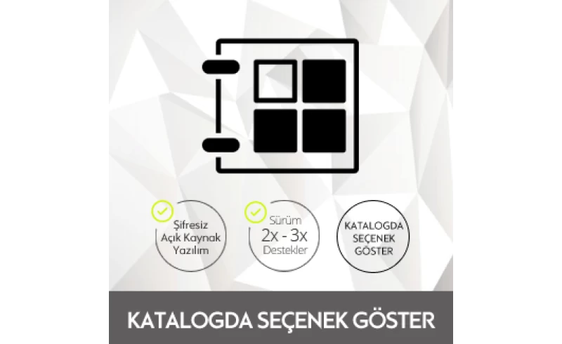 Opencart Katalogda Seçenek Göster Modülü Opencart Katalogda Seçenek Göster Modülü