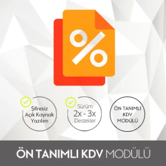 Opencart Ön Tanımlı KDV Modülü