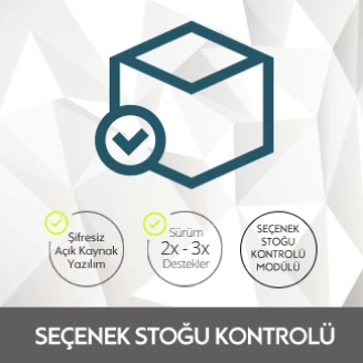 Opencart Seçenek Stoğu Kontrolü Modülü