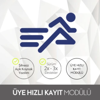 Opencart Üye Hızlı Kayıt Modülü