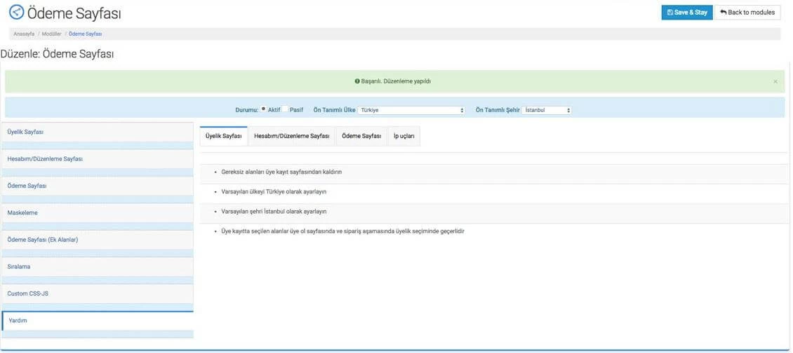opencart-odeme-sayfasi-modulu
