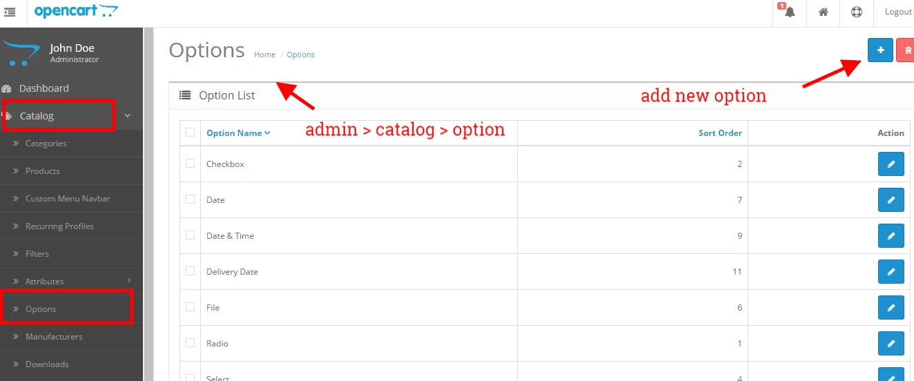 opencart-seceneklere-renkli-gorunum