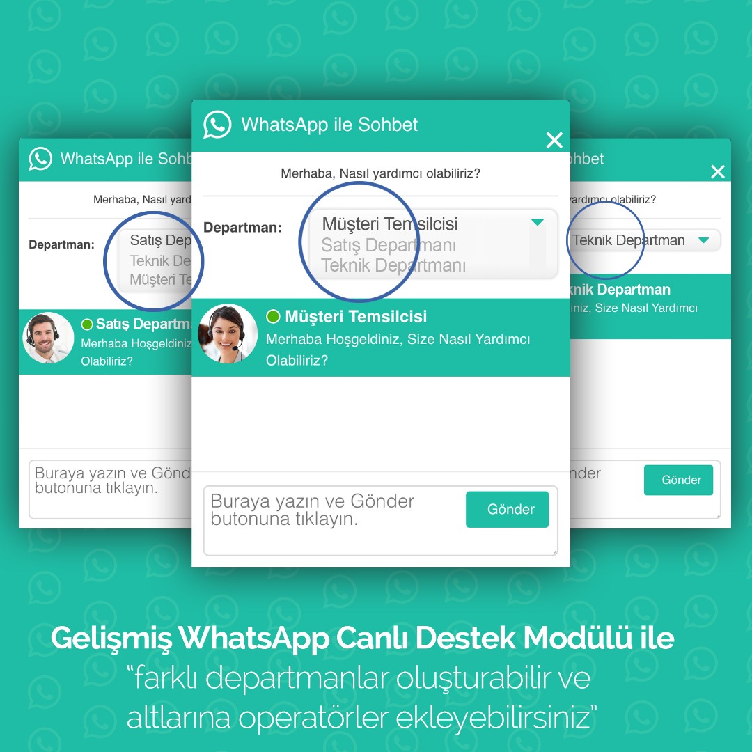OpenCart Whatsapp Canlı Destek Modülü
