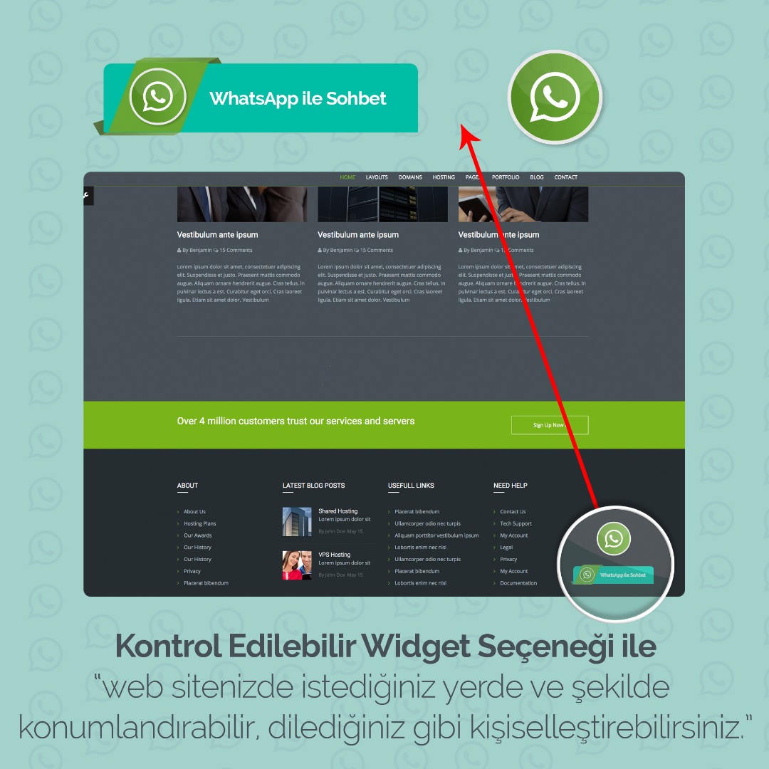OpenCart Whatsapp Canlı Destek Modülü
