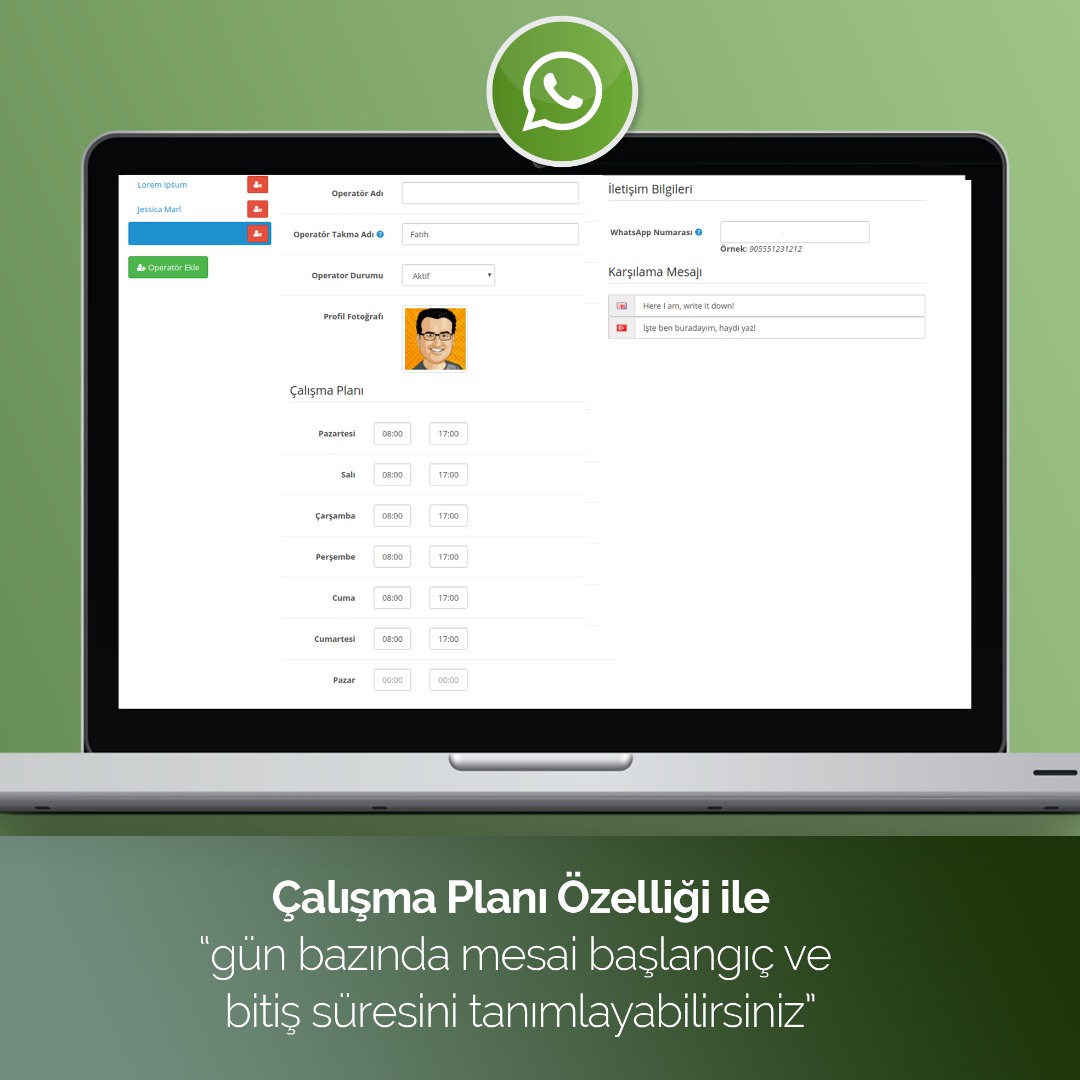 OpenCart Whatsapp Canlı Destek Modülü