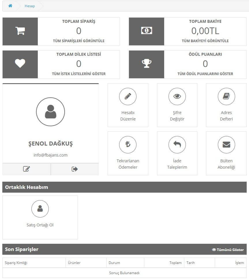 opencart-hesabim-sayfasi-modulu