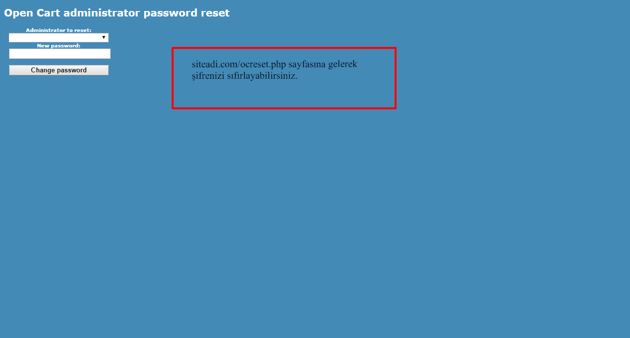 opencart-sifre-sifirlama-modulu