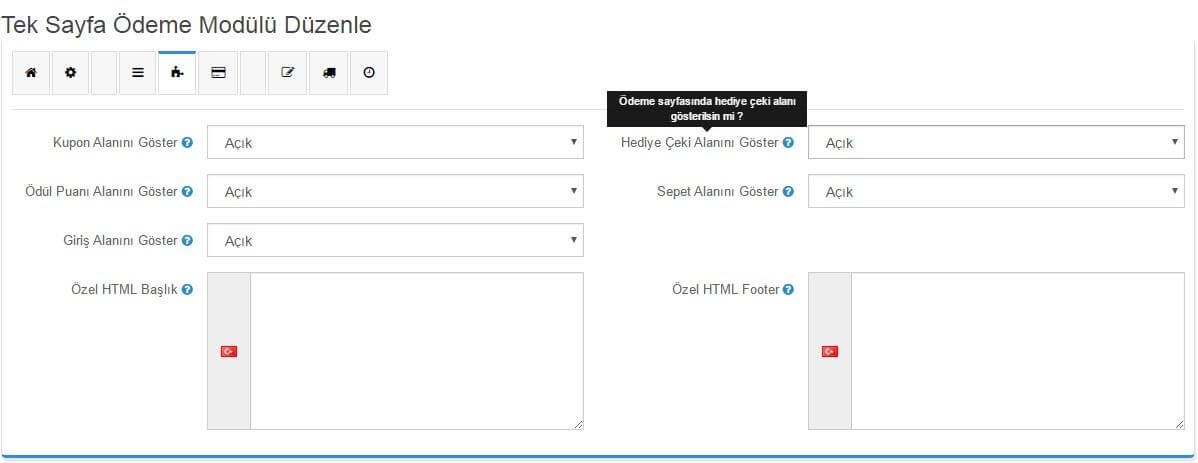 opencart-tek-sayfa-odeme-modulu